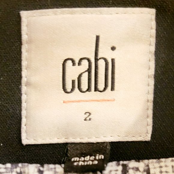 Size 2: CAbi Abbott Puff Sleeve Blazer Style 3027 - Picture 4 of 4